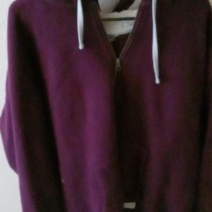 Sherpa Eddie Bauer zip hoodie very warm